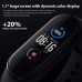 Xiaomi Mi Band 5 Fitness Tracker, Newest 1.1” Color AMOLED Display Black Sport Band
